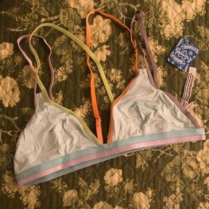 New Free People Intimately Knit Bra in Seafoam M